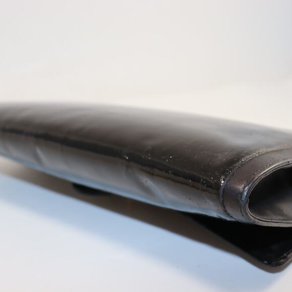 Vintage Gucci Black Patent Leather Clutch – Made in Italy – Fair Condition - Picture 3 of 6